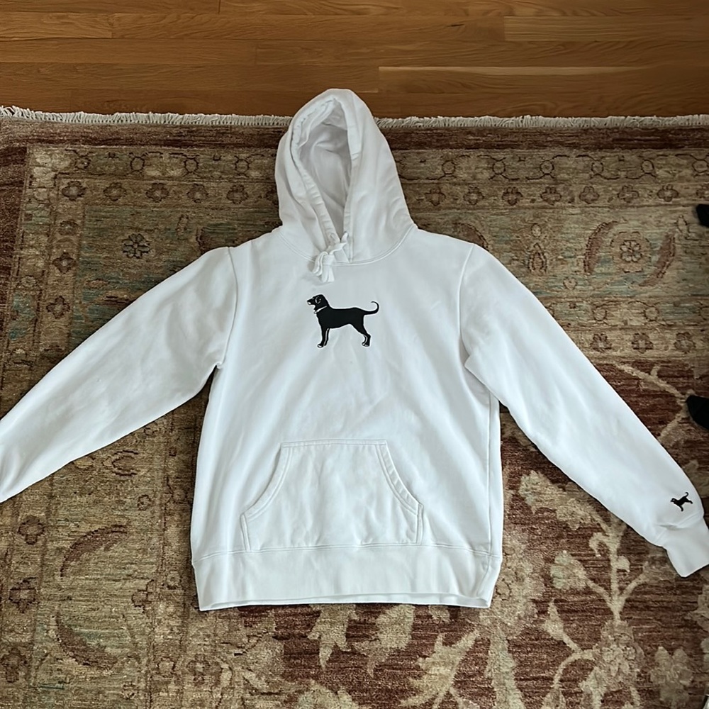 The Black Dog White Graphic Hoodie